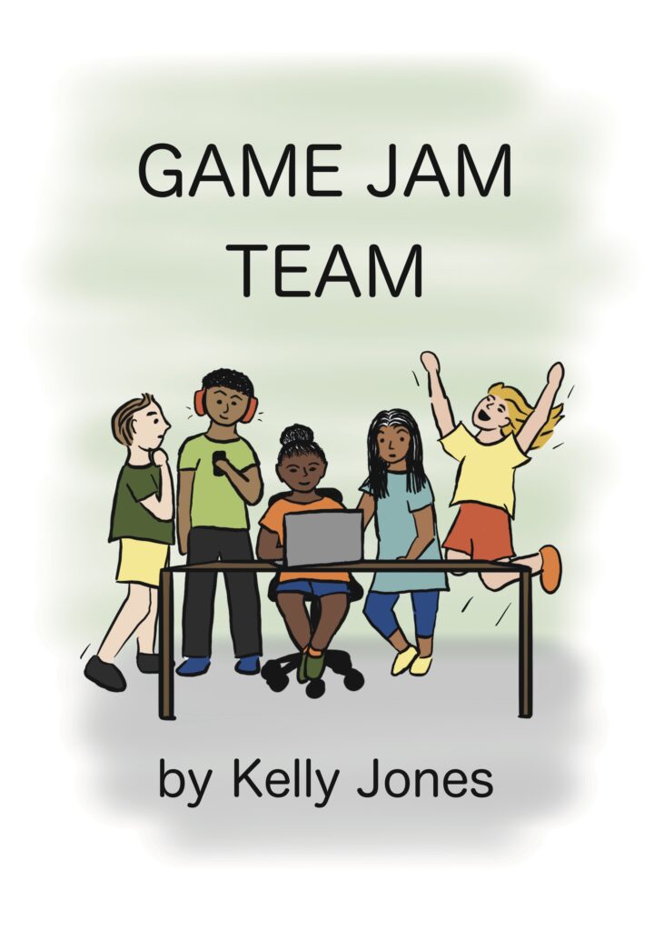 Cover design for Game Jam Team by Kelly Jones.