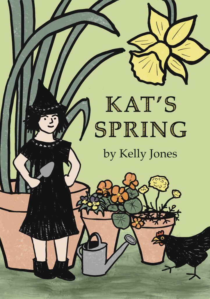 Cover design for Kat's Spring by Kelly Jones.
